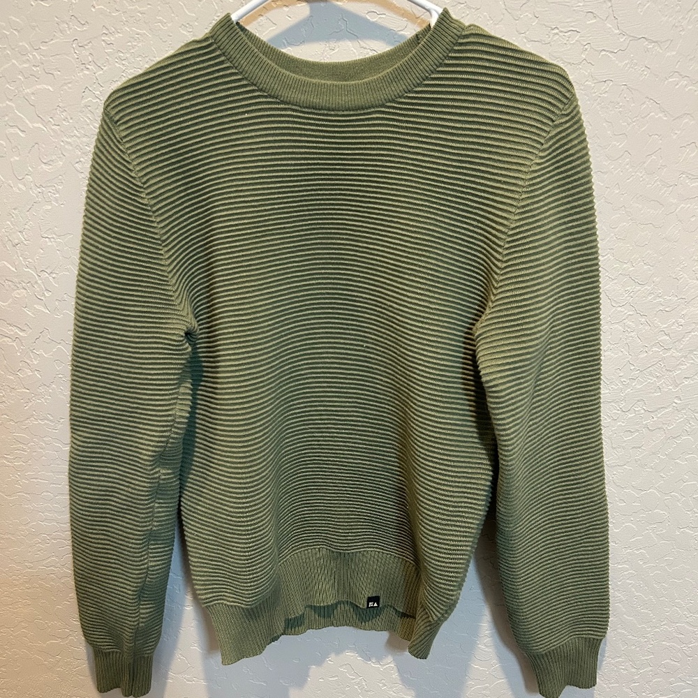 Free Assembly Women’s Ribbed Sweater Green
